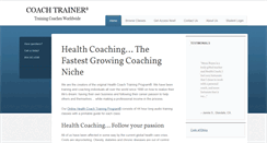 Desktop Screenshot of coachtrainer.com