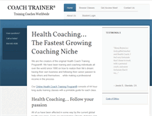 Tablet Screenshot of coachtrainer.com